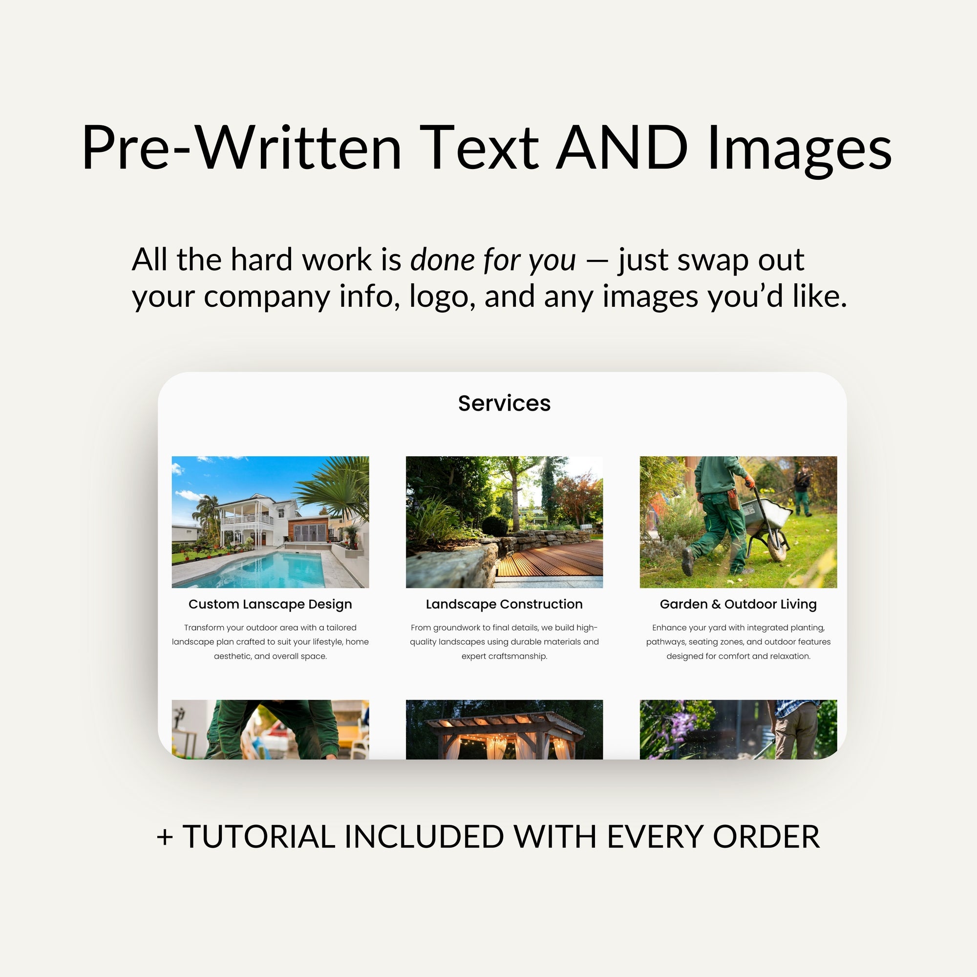 Landscaper Website Template