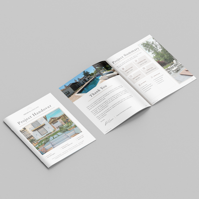 Landscaper Handover