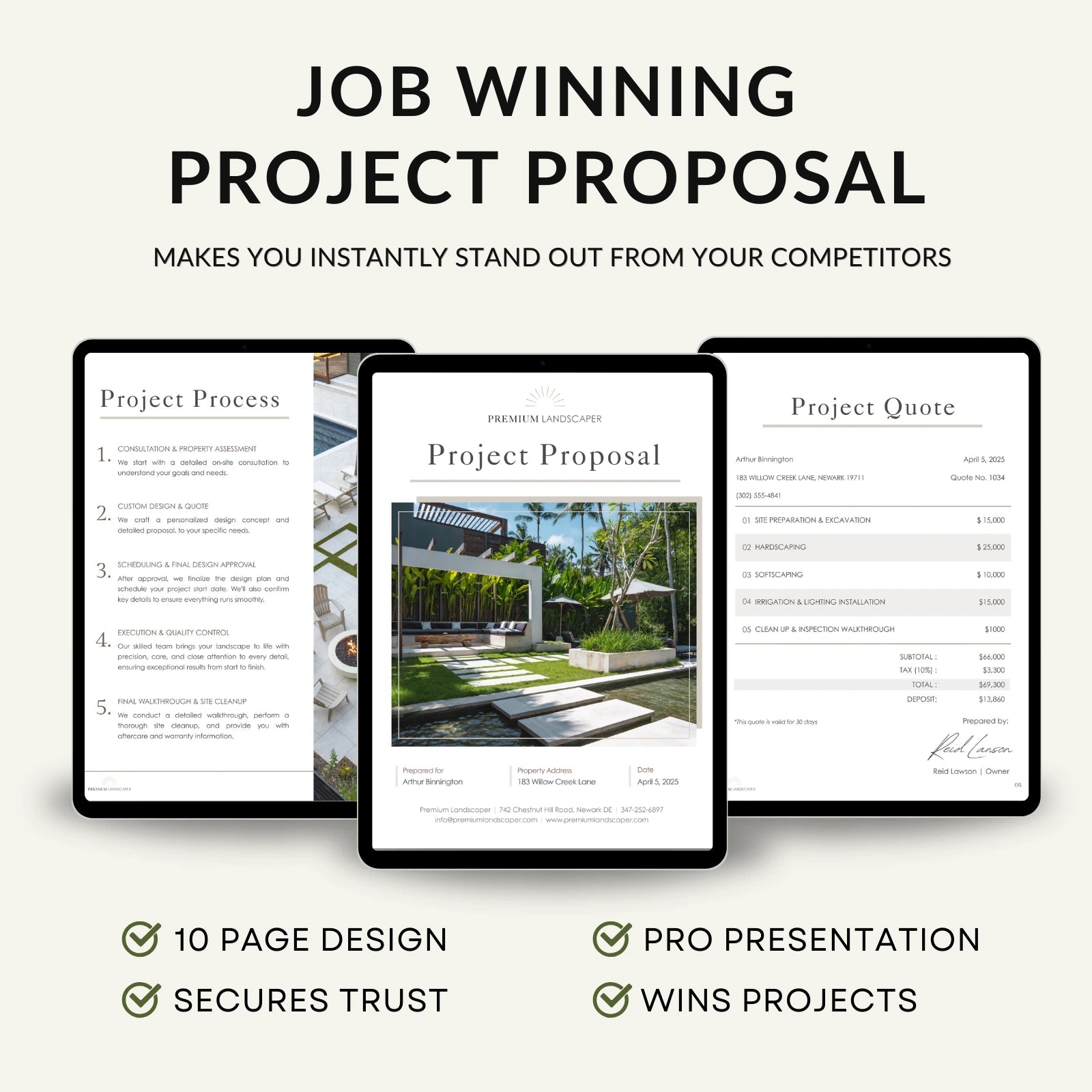 Landscaper Project Proposal