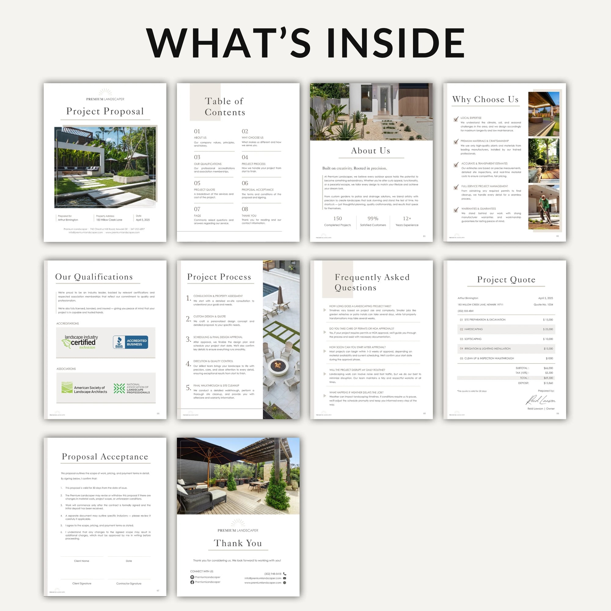 Landscaper Project Proposal