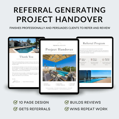 Pool Builder Handover