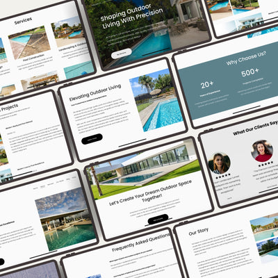 Pool Builder Website Bundle