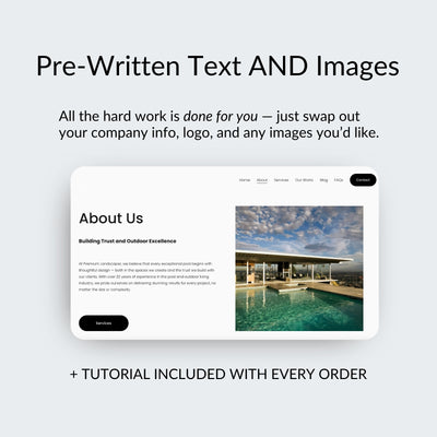 Pool Builder Website Bundle